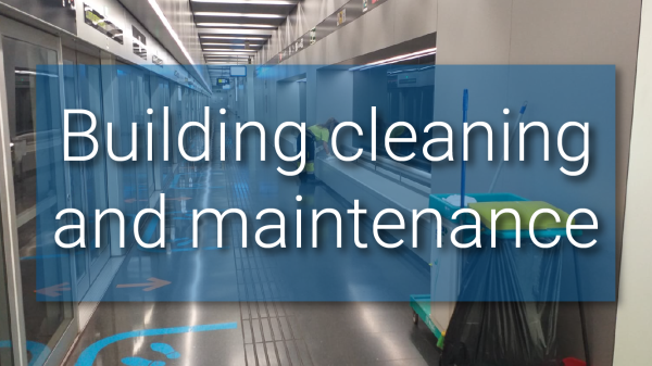Building cleaning and maintenance